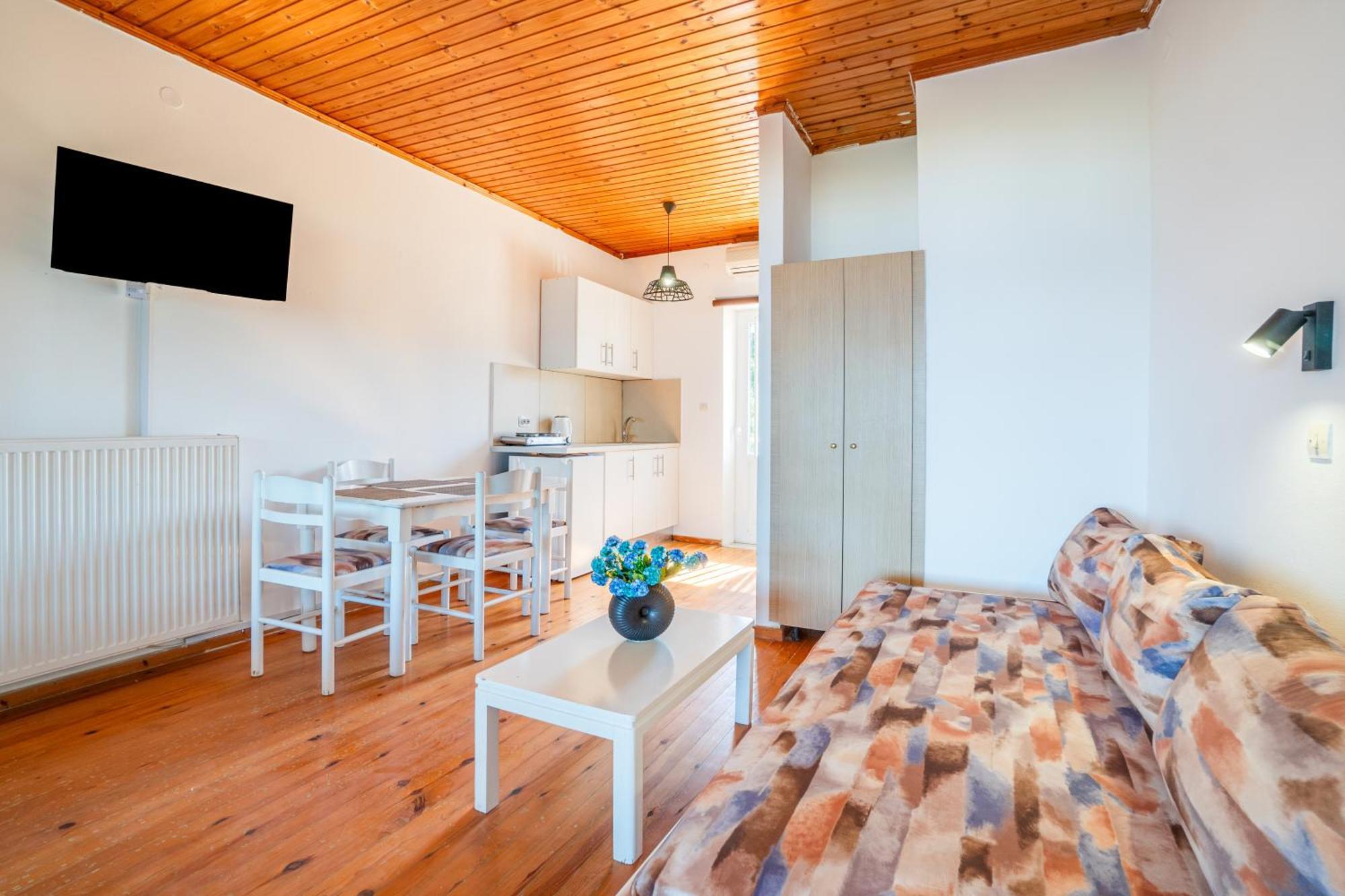 Sandy Beach Houses - Sea View Kávos Екстериор снимка
