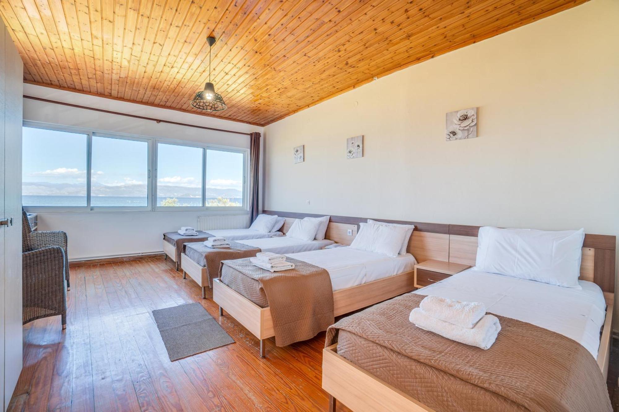Sandy Beach Houses - Sea View Kávos Стая снимка
