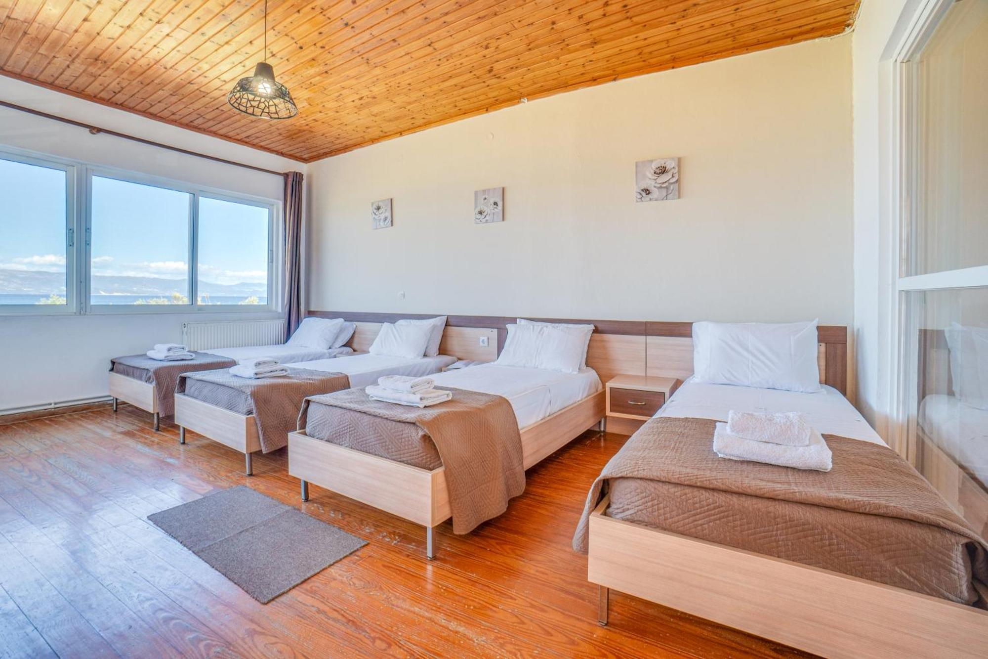 Sandy Beach Houses - Sea View Kávos Стая снимка